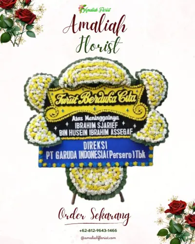 Papan Bunga Duka rajabasa