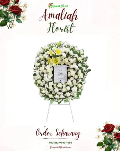 Krans Bunga Duka Cita rajabasa